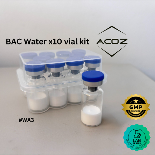 BAC Water 3ml x10 Vial Kit